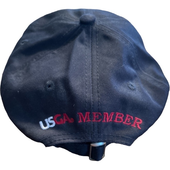 US Open Golf Hat Cap 2011 Congressional 111th USGA Member Adjustable Navy Blue - Picture 7 of 9